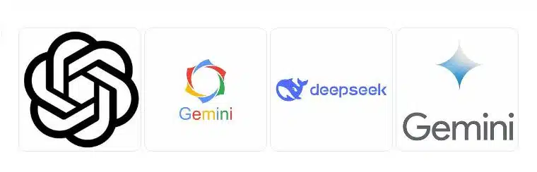 ChatGPT vs Gemini vs DeepSeek AI Battle 2025