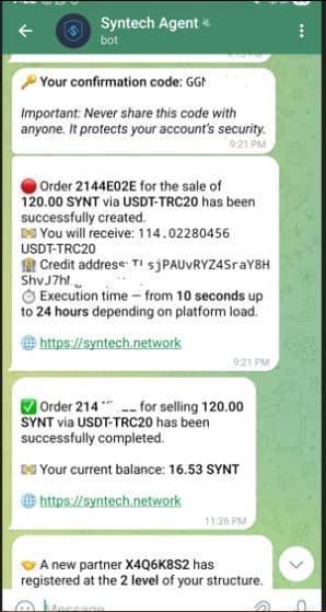 syntech.network Early FREE $100 HUB Earns You $500 FREE