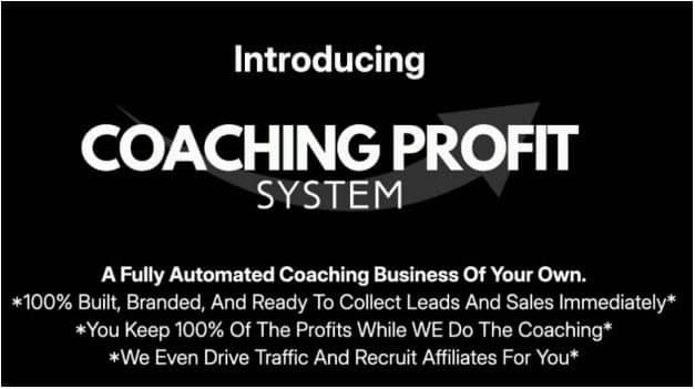 Coaching Profit System New Done For You Business of John Thornhill